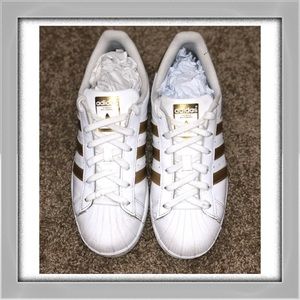 Adidas Superstar J Big Kid Lace-Up Running Shoes